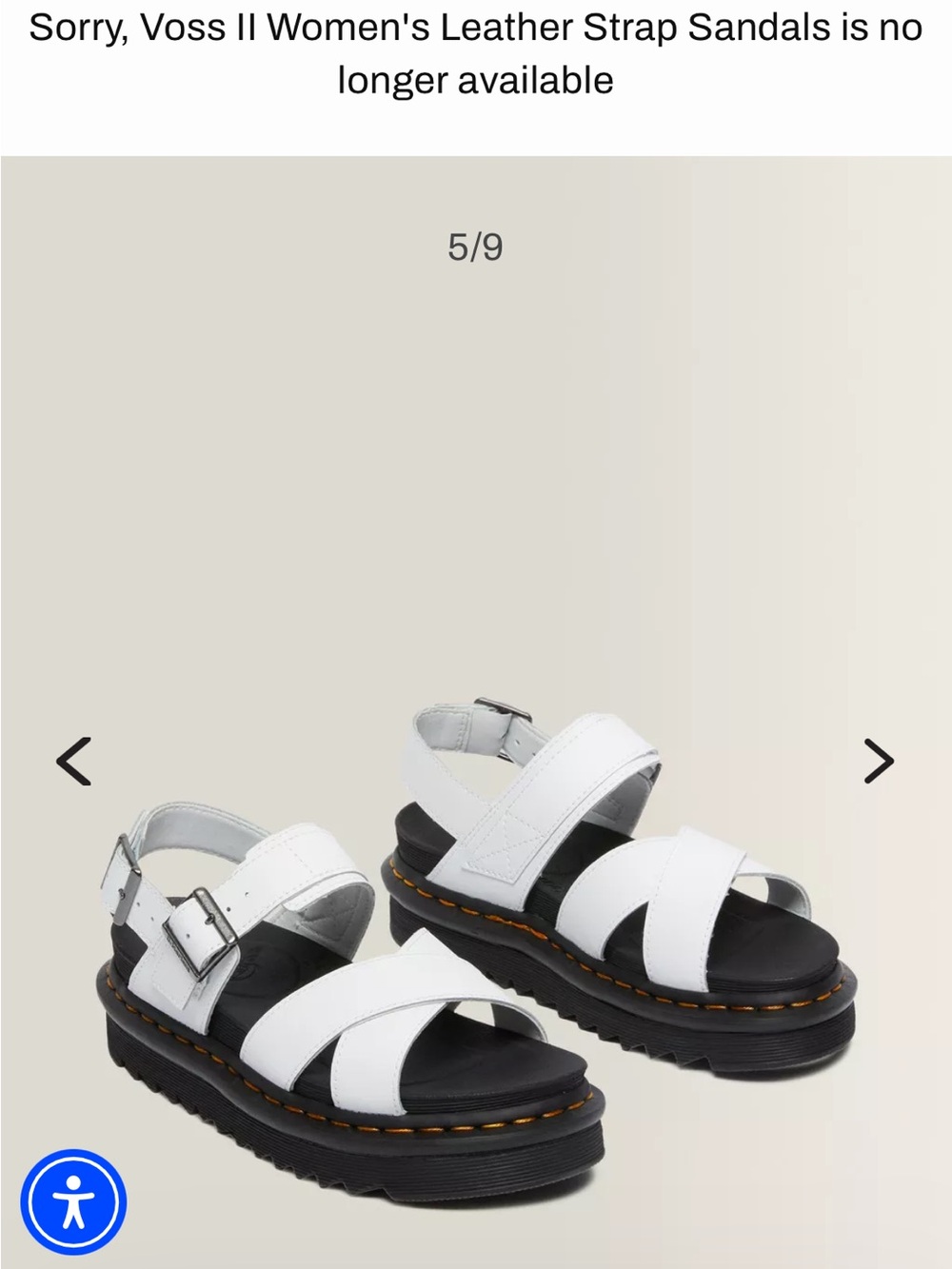 Dr. Martens vos ll leather strap sandals - Picture 4 of 8